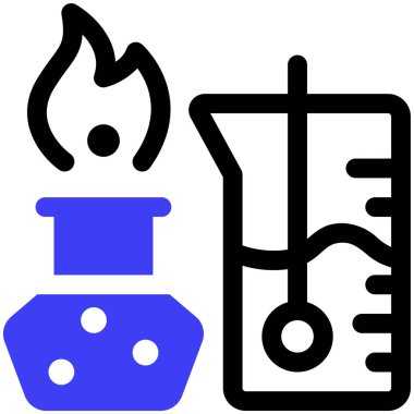 Bilim simgesi vektör illüstrasyonu