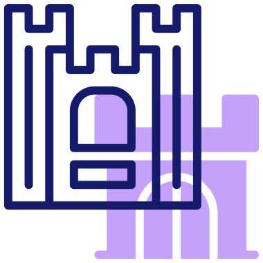 kale vektör simgesi modern illüstrasyon