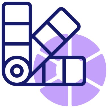 Palet. Web simgesi basit illüstrasyon