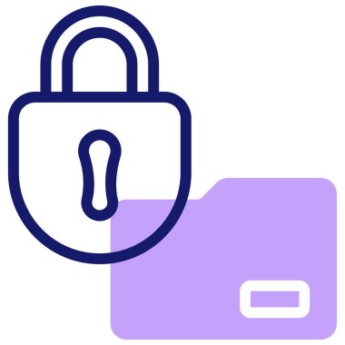 Şifreleme. Web simgesi basit illüstrasyon