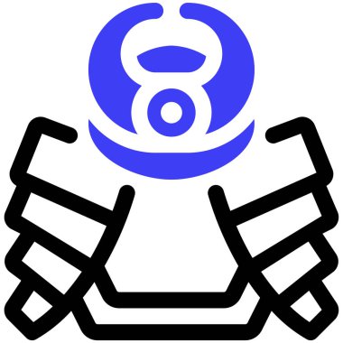 Futbol. Web simgesi basit illüstrasyon