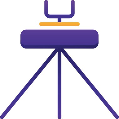 Tripod. Web simgesi basit illüstrasyon