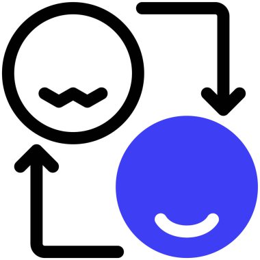 Yenile. Web simgesi basit illüstrasyon