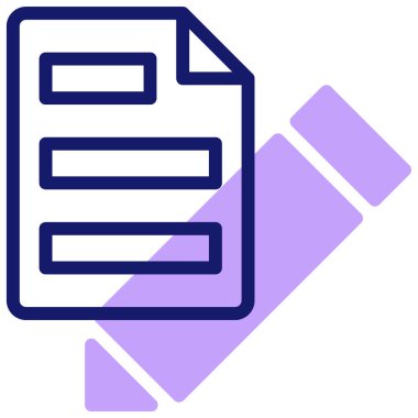 Kağıt. Web simgesi basit illüstrasyon