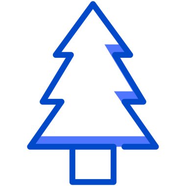 Yılbaşı ağacı. Basit tasarım