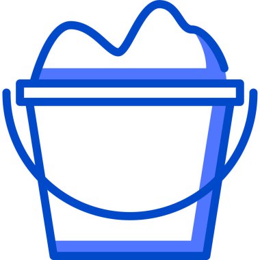 Kova. Web simgesi basit illüstrasyon 