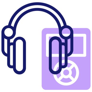 Kulaklık simgesi basit tasarım