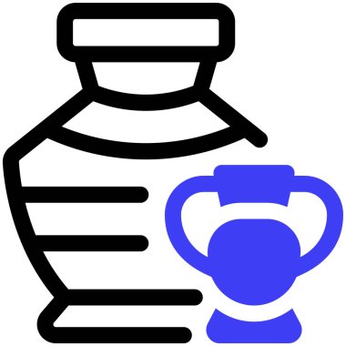 vazo web simgesi basit tasarım