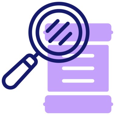 loupe simgesi, vektör illüstrasyonu basit tasarım