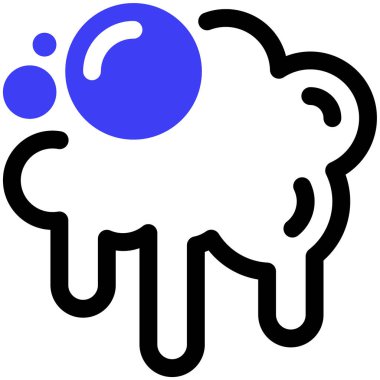 Ay. Web simgesi basit illüstrasyon