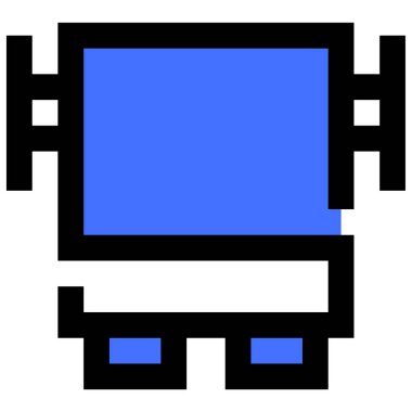 şehir yolu simgesi, vektör illüstrasyonu basit tasarım