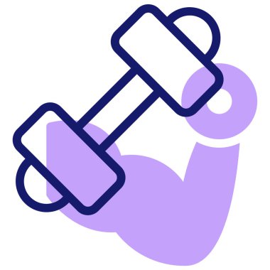 Dambıl. Web simgesi basit illüstrasyon