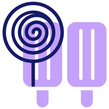 Atıştırmalık Web simgesi basit illüstrasyon 