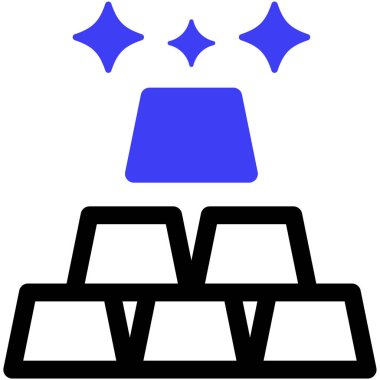 altın ağ ikonu vektör illüstrasyonu 