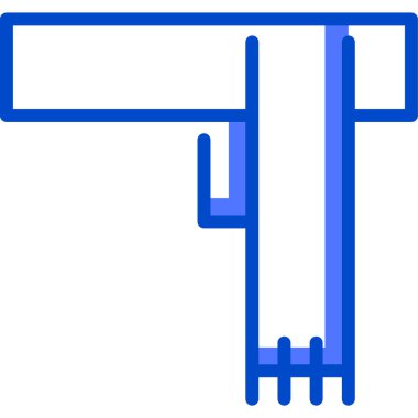 eşarp simgesi, vektör illüstrasyonu basit tasarım