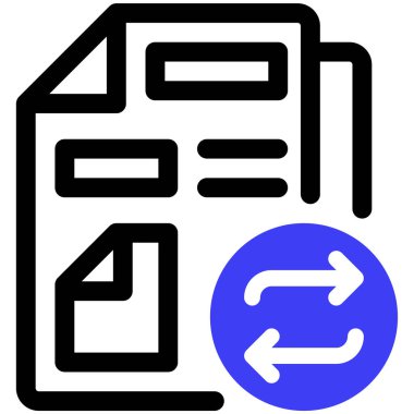 Simge vektör illüstrasyonunu yeniden kullan