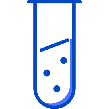 test tüpleri web simgesi basit tasarım