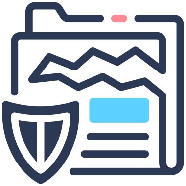 Dosya. Web simgesi basit illüstrasyon