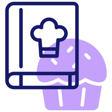 Tarif simgesi vektör illüstrasyonu