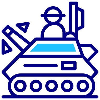 robot. Web simgesi basit illüstrasyon