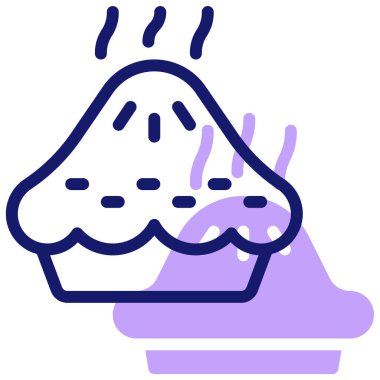 Turta ikonu. Web simgesi basit illüstrasyon 