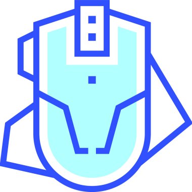 Bilgisayar faresi. Web simgesi basit illüstrasyon