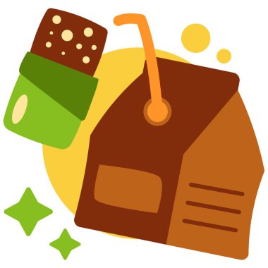 süt simgesi, vektör illüstrasyonu basit tasarım