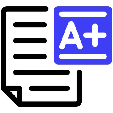 Deneme. Web simgesi basit illüstrasyon 