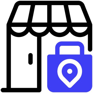 simge vektör illüstrasyonunu sakla