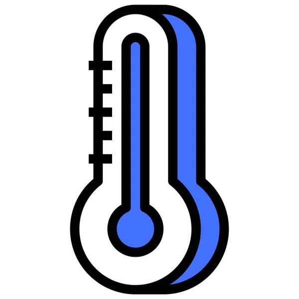 Температурна Веб Іконка Простого Дизайну — стоковий вектор