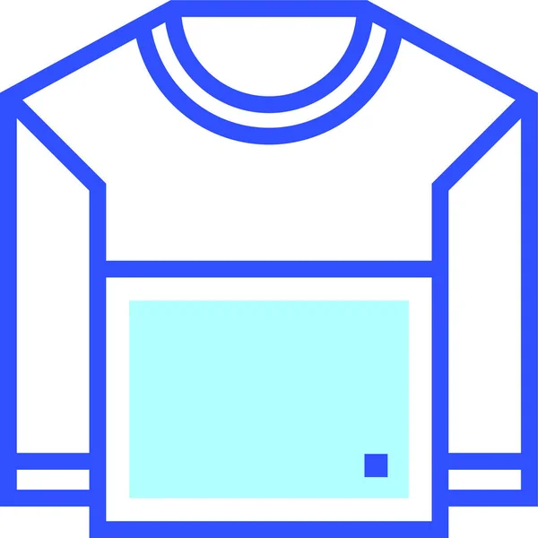 Shirt Web Εικονίδιο Απλό Σχεδιασμό — Διανυσματικό Αρχείο