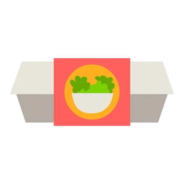 Ikona Wektora Dostarczania Żywności — Wektor stockowy