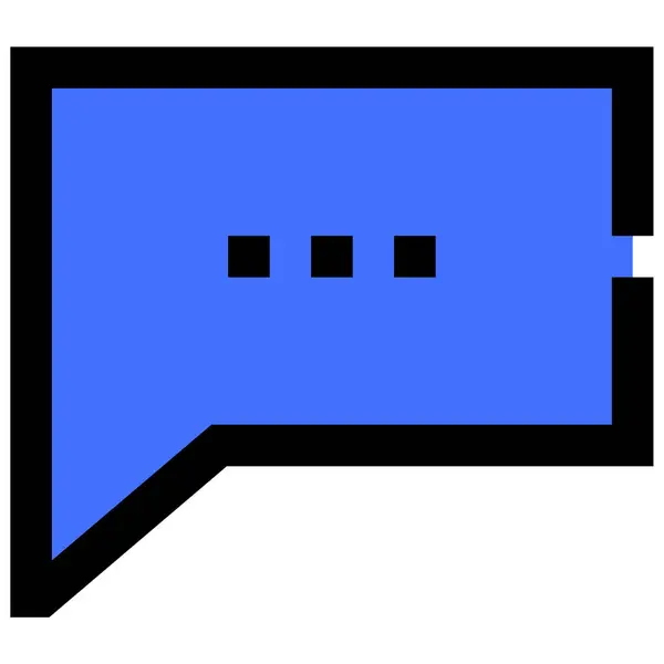 Benutzerkommunikation Chat Gespräch Illustration — Stockvektor
