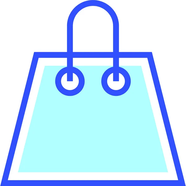 Faire Shopping Icône Web Illustration Simple — Image vectorielle