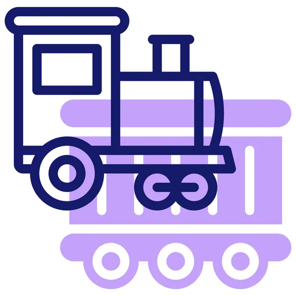Поезд Иконка Сайта — стоковый вектор