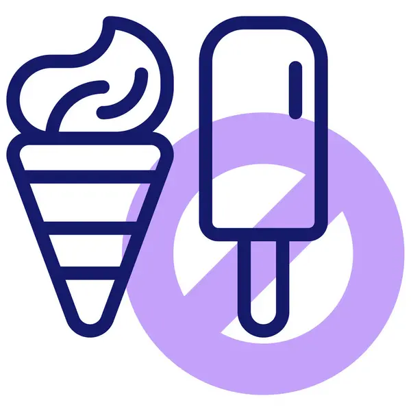 Морозиво Простий Дизайн — стоковий вектор