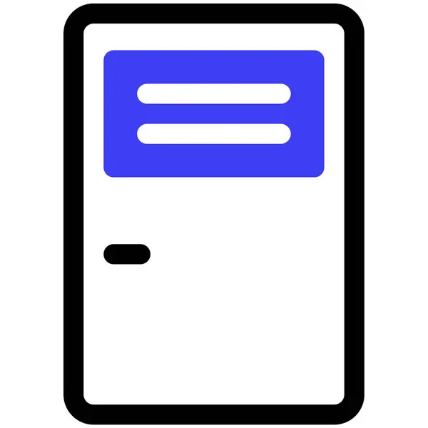 Door Web Icon Simple Illustration — Stock Vector