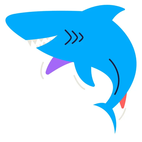 Vektorillustration Des Hais — Stockvektor