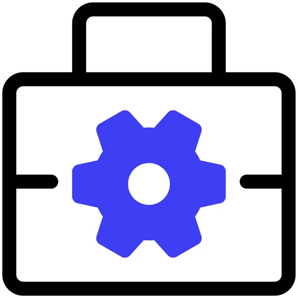Toolbox Web Symbol Einfache Illustration — Stockvektor