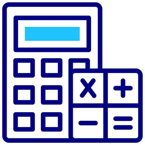 Calculator Icon Vector Illustration Simple Design — Stock vektor