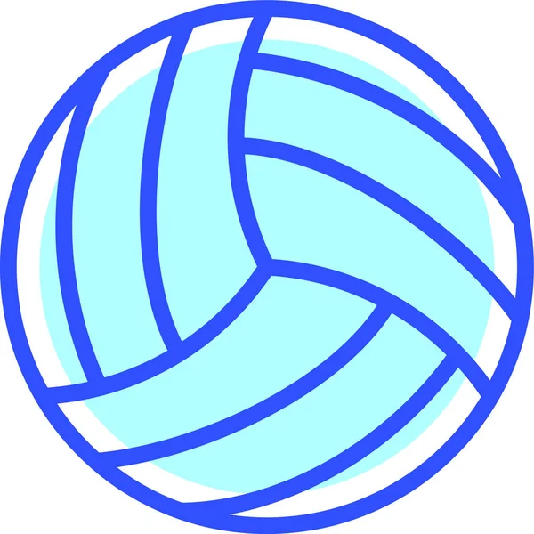 Volley Ball Modern Icon Vector Illustration — Stock Vector