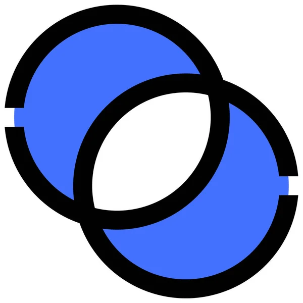 Illustration Une Icône Balle — Image vectorielle