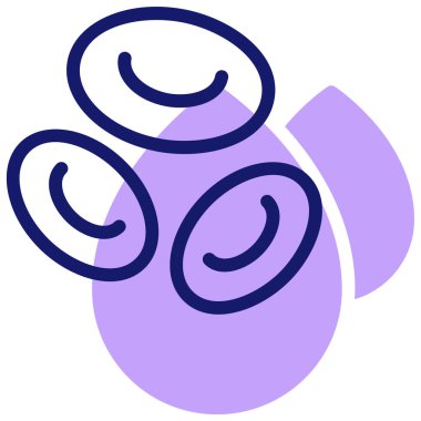 - Kan. Web simgesi basit illüstrasyon