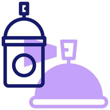 Sprey şişe. Basit tasarım 