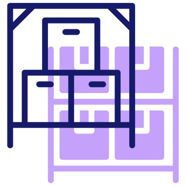 Shelf 'ın vektör illüstrasyonu 