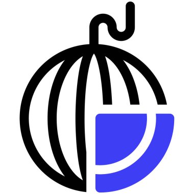 Karpuz. Web simgesi basit tasarım