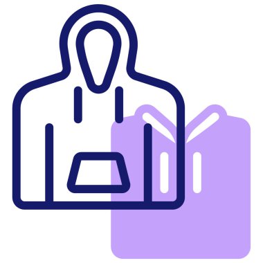 Kumaş. Web simgesi basit illüstrasyon