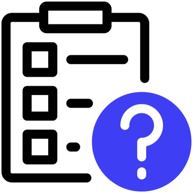 Röportaj. Web simgesi basit illüstrasyon 