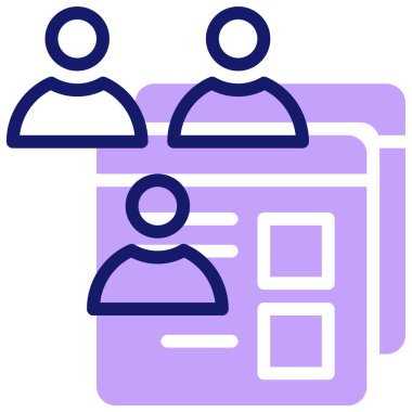 kullanıcı. Web simgesi basit illüstrasyon