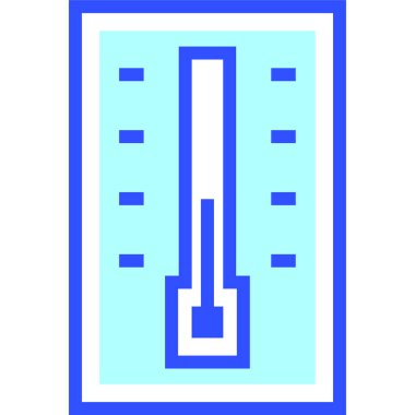 sıcaklık web simgesi basit tasarım